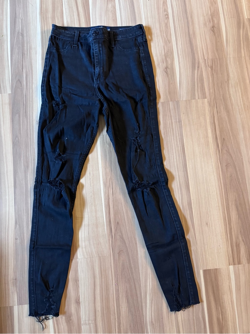 Hollister Black High-Rise Skinny Jeans